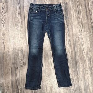 Silver Jeans Dark Blue Skinny Jeans